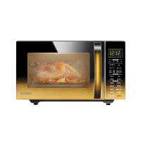 格兰仕不锈钢智能微波炉家用光波炉微蒸烤一体C2S5 金色
