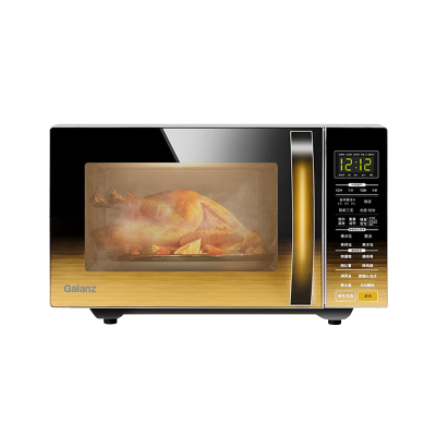 格兰仕微波炉家用蒸烤箱一体智能平板光波不锈钢内胆C2S5 金色