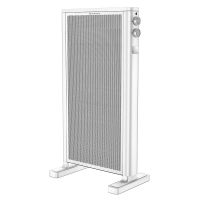 艾美特(AIRMATE) 石墨烯取暖器立式家用电暖器节能浴室防水速热电暖气暖炉电热膜 白色