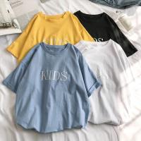 短袖T恤男潮牌ins超火字母百搭韩版潮流打底衫cec夏季网红五分袖