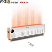 先锋踢脚线取暖器家用遥控对流电暖气居浴两用速热电暖器暖风机