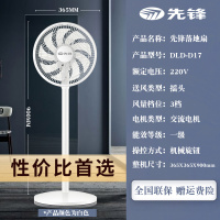 先锋电风扇落地扇大风力台立式宿舍床头台扇小型省电工业风扇家用 机械款