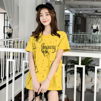 2020新款夏装纯棉大码宽松版全身印花短袖T恤（46件起售）