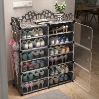 简易鞋柜口放家用经济型省空间收纳神器多层防尘室内好看鞋架子