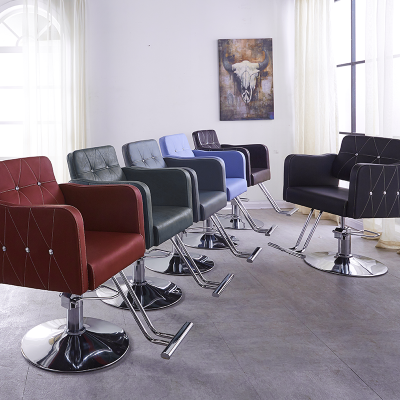 艺可恩理发椅子发廊专用欧式美发座椅旋转升降剪发店烫染椅可调高度