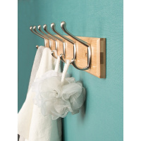 艺可恩进衣服挂钩卧室 壁挂墙壁衣帽钩后挂衣架衣帽架墙上衣架 排钩