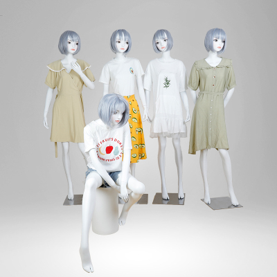 艺可恩服装店模特道具女全身展示假人体橱窗韩版婚纱少女假发模特架
