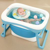 艺可恩婴儿洗澡盆宝宝用品浴盆小孩可折叠沐浴桶游泳儿童洗澡桶家用