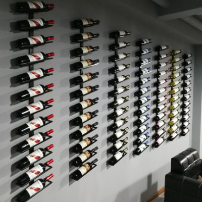 艺可恩壁挂红酒架墙上铁艺酒架酒柜展示架创意简约酒瓶家用墙壁葡萄酒架