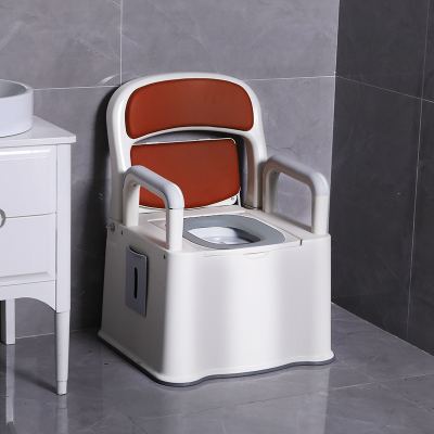 艺可恩老人坐便器塑料孕妇可移动马桶老年残疾人折叠家用室内大便椅