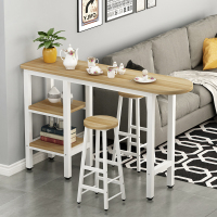 艺可恩简约现代客厅隔断吧台桌带柜靠墙高脚桌椅家用酒吧台餐桌