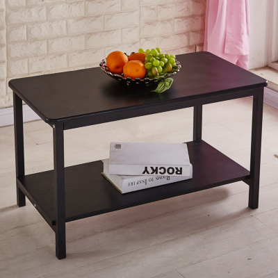 艺可恩创意沙发边桌边几角几床头桌双层置物架长条桌简易小茶几桌子