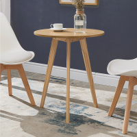 艺可恩小圆桌小茶几实木休闲简约迷你大理石现代家用阳台茶几小桌子