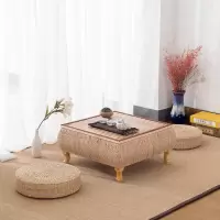 艺可恩藤编榻榻米茶几飘窗桌子小茶几窗台桌炕几地台矮茶桌炕上桌