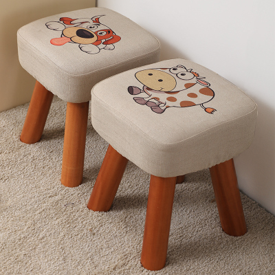 艺可恩儿童小凳子家用矮凳实木换鞋凳时尚创意板凳沙发凳木凳小椅子