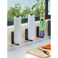 艺可恩厨房纸巾架保鲜膜挂架家用卷纸置物架保鲜袋收纳架子壁挂式