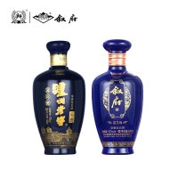 [特惠组合装]泸州老窖头曲蓝花瓷52度500ML*1+叙府大曲蓝花版500ML*1