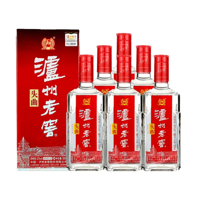 [MN]泸州老窖头曲52度浓香型500ML*6瓶整箱纯粮食酒商务宴请婚礼