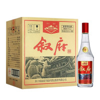 [MN]叙府大曲彩标52度450ML*6瓶整箱浓香型纯粮食酒光瓶口粮酒特价