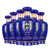 [KS]叙府大曲酒蓝花版 52度新品500ml*6瓶整箱白酒固态法口粮酒 宜宾五粮浓香型