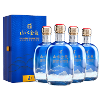 金徽酒山水金徽-山 50度500ML*4整箱礼盒装浓香型纯粮食白酒宴请送礼