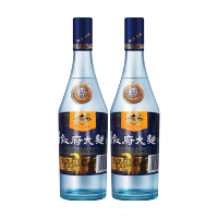 [MN]叙府蓝标大曲45度浓香型500ml*2瓶装白酒纯粮食酒光瓶酒口粮酒