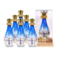 汾杏山西杏花村汾杏酒珍酿F9蓝色款清香型白酒53度475ml*6整箱宴请送礼