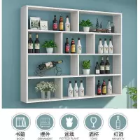 酒柜架家用红酒架客厅墙体置物架墙上展示架多层悬挂式酒架收纳架