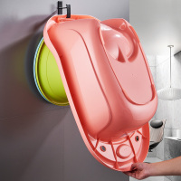 免打孔壁挂式放洗脸盆架浴室置物架卫生间面盆澡盆挂钩收纳挂架子