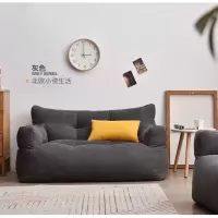 懒人沙发榻榻米双人小户型北欧风卧室少女网红可爱加厚豆袋沙发床