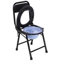全碳钢黑|送刷子坐垫坐便椅可折叠老人大便残疾人孕妇洗澡櫈