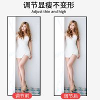 镜子全身落地镜女显瘦化妆镜穿衣镜网红服装店家用宿舍大折叠镜子