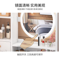 梳妆台卧室网红ins风化妆台现代简约小型收纳柜一体小户型化妆桌
