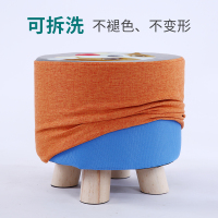 小凳子家用椅子时尚换鞋凳圆凳创意沙发凳矮凳卧室客厅实木小板凳