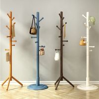 实木衣帽架挂包架落地卧室内家用简约现代简易收纳置物架衣服杆子