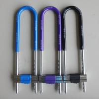 精品好货双开玻璃门锁双开门营业厅室内锁具时尚商场u形锁防偷结