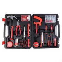 家用五金工具组合套装端配置碳钢材质多件套礼品工具套装工具箱