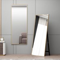 落地镜子全身镜特价显瘦穿衣镜铝合金试衣镜壁挂防爆网红镜家用镜