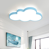 儿童房灯卧室灯简约现代北欧创意男孩女孩客厅房间灯云朵吸顶灯具