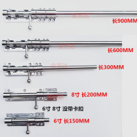 插不锈钢门木门插销 带孔明装加厚防盗肥仔插销门拴门扣门鼻