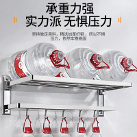 免打孔毛巾架不锈钢304浴巾架卫生间浴室置物架卫浴五金挂件套装