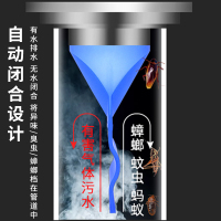 下水管地漏卫生间洗衣机下水道密封圈防臭芯厕所防反味防虫防臭器