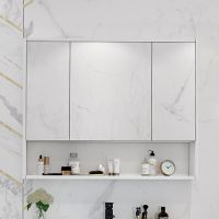 浴室镜柜挂墙式镜箱带置物架洗手间梳妆镜子防水储物收纳柜镜柜