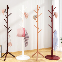 实木衣帽架挂包架子落地卧室内家用客厅立式置物挂架进门挂衣服杆