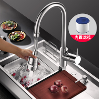 厨房水龙头接头防溅头嘴洗菜盆可旋转增压花洒万向家用神器