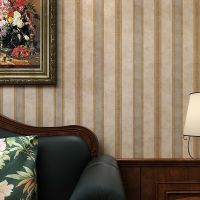 美式乡村复古怀旧橙红色大花墙纸自粘纯纸客厅卧室床头背景墙壁纸