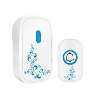 无线门铃家用远距离智能电子提示门玲一拖二遥控防水老人呼叫器