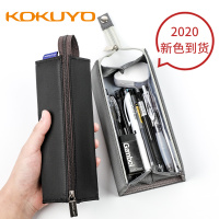 日本笔袋女简约日系式男ins方形帆布小学生初中生大学生硅胶小众铅笔盒大容量文具袋中生文具盒