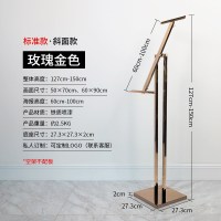 [玫瑰金]斜面KT板单独展架|kt板展架立式落地海报架广告架子支架易拉宝广告牌展示架定制制作