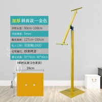 [奢华金铁质]加粗单柱升级款|kt板展架立式落地海报架广告架子支架易拉宝广告牌展示架定制制作
